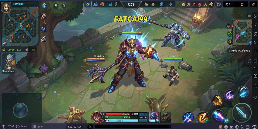Screenshot gameplay <strong>FATCAI99</strong> dengan aksi pertempuran yang mendebarkan.