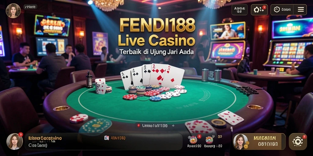 Tampilan gameplay Live Casino yang mengasyikkan dan interaktif.
