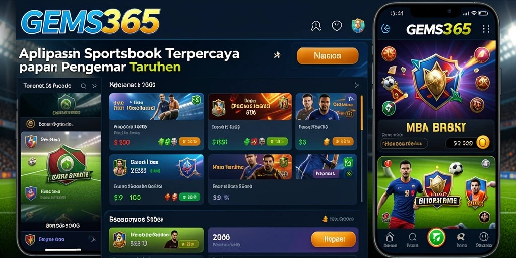 Screenshot GEMS365 menunjukkan gameplay taruhan yang menarik dan interaktif.