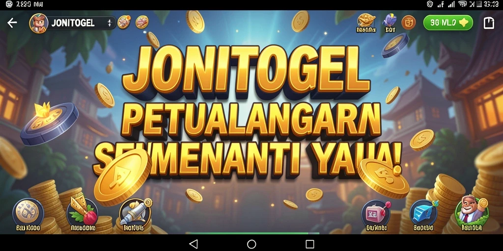 Screenshot JONITOGEL menampilkan momen petualangan yang mendebarkan.