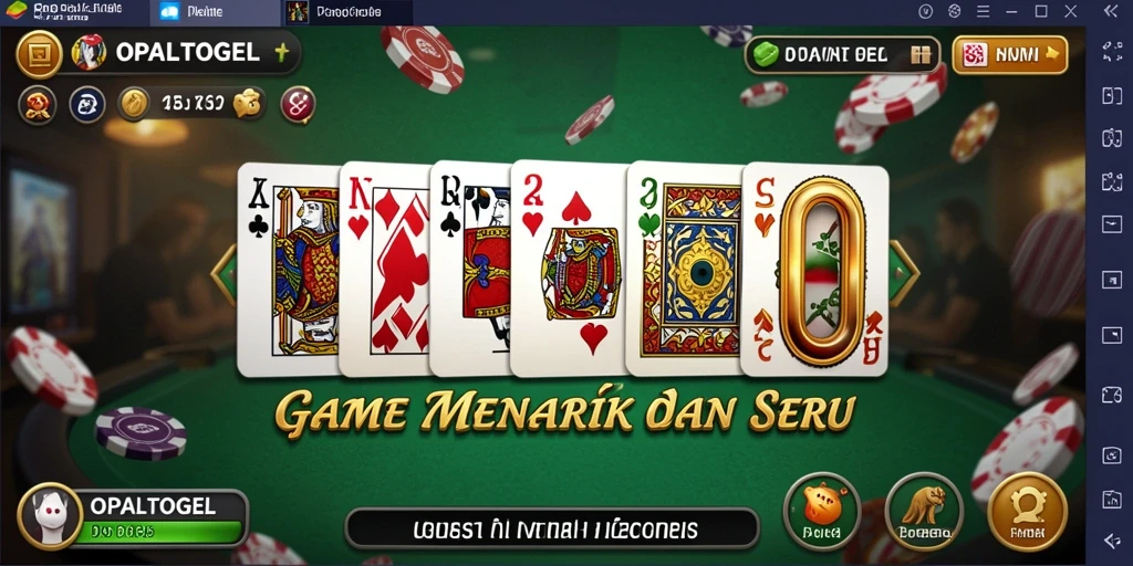 Tampilan utama gameplay OPALTOGEL yang menarik dan seru.
