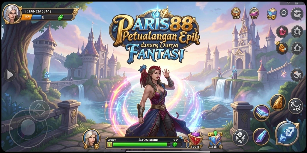 Tampilan gameplay epik dari PARIS88 dengan aksi RPG yang mendebarkan.