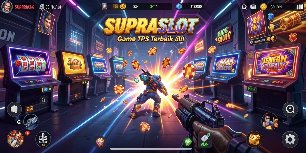 Tampilan gameplay slot yang memukau dan penuh warna.