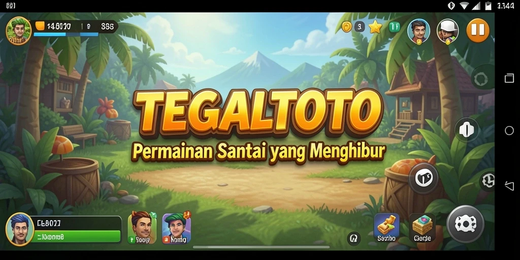Menampilkan gameplay santai dan menyenangkan dari TEGALTOTO.