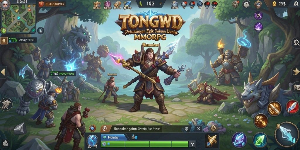 Gameplay seru dalam dunia fantastis TONGWD.
