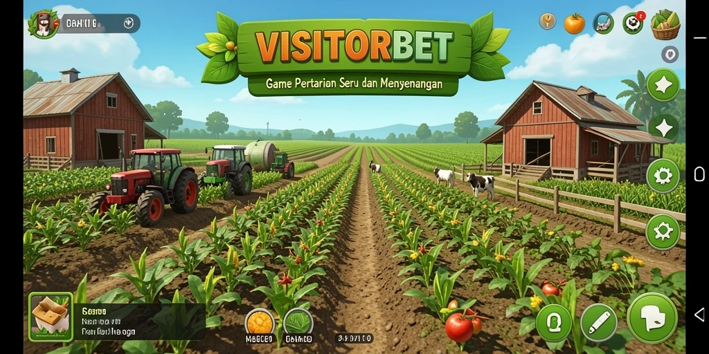 Gameplay seru dan interaktif dalam dunia pertanian.