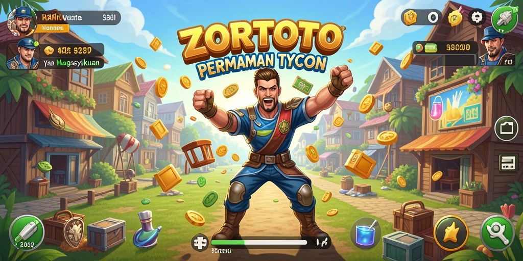 Tampilan gameplay ZORTOTO yang menarik dan interaktif.